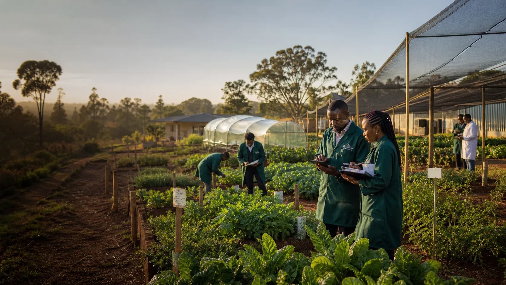 University farm research, field demonstration, and community extension work